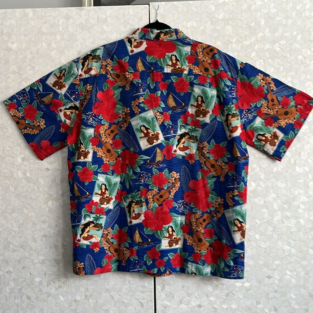Colorful Hawaiian short sleeve shirt - Picture 5 of 8